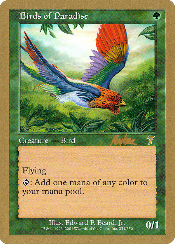 Birds of Paradise (Brian Kibler) [World Championship Decks 2002] - Magic: The Gathering