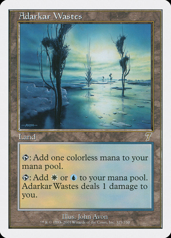 Adarkar Wastes [Seventh Edition] - Magic: The Gathering