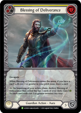 Blessing of Deliverance (Yellow) [LGS024] (Promo)  Rainbow Foil - Flesh And Blood