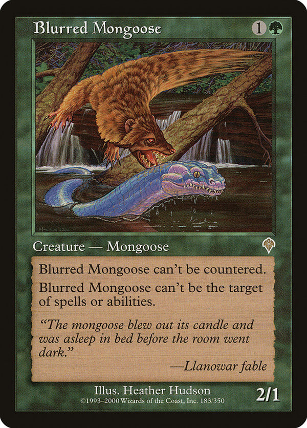 Blurred Mongoose [Invasion] - Magic: The Gathering