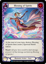 Blessing of Spirits (Yellow) [DYN219] (Dynasty)  Rainbow Foil - Flesh And Blood