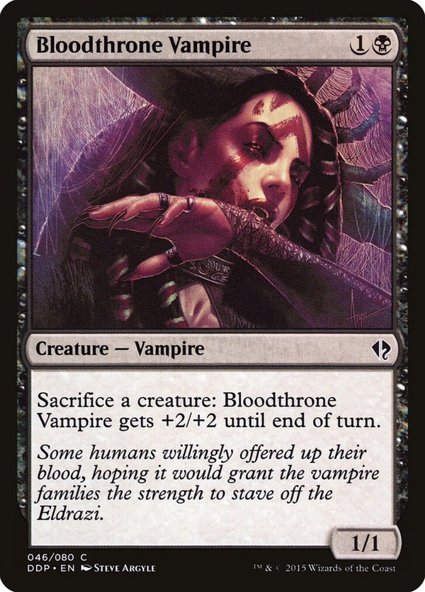 Bloodthrone Vampire [Duel Decks: Zendikar vs. Eldrazi] - Magic: The Gathering