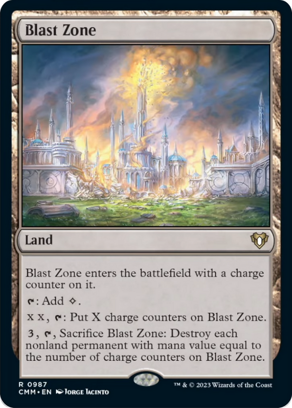 Blast Zone [Commander Masters] - Magic: The Gathering