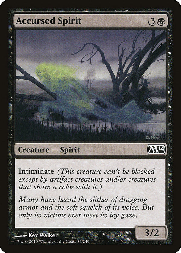 Accursed Spirit [Magic 2014] - Magic: The Gathering