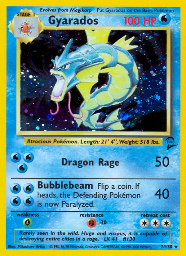 Gyarados (7/130) [Base Set 2] - Pokémon