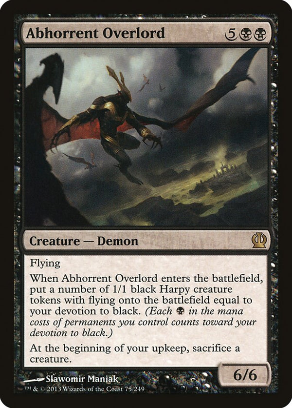 Abhorrent Overlord [Theros] - Magic: The Gathering