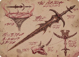 Blackblade Reforged Art Card [The Brothers' War Art Series] - Magic: The Gathering