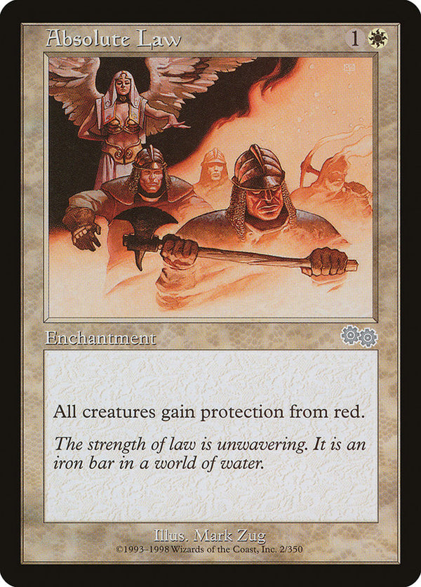 Absolute Law [Urza's Saga] - Magic: The Gathering