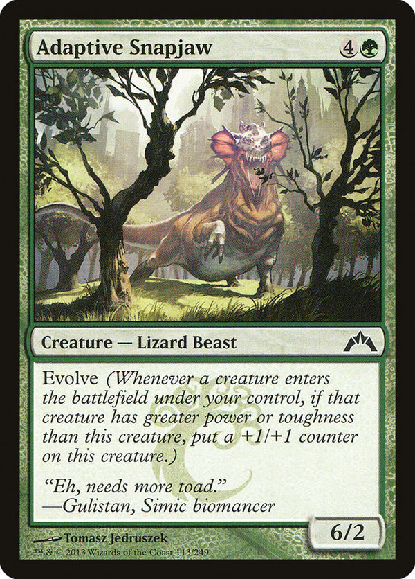 Adaptive Snapjaw [Gatecrash] - Magic: The Gathering