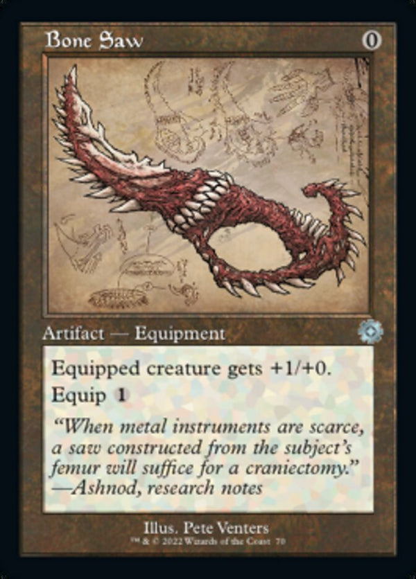 Bone Saw (Retro Schematic) [The Brothers' War Retro Artifacts] - Magic: The Gathering