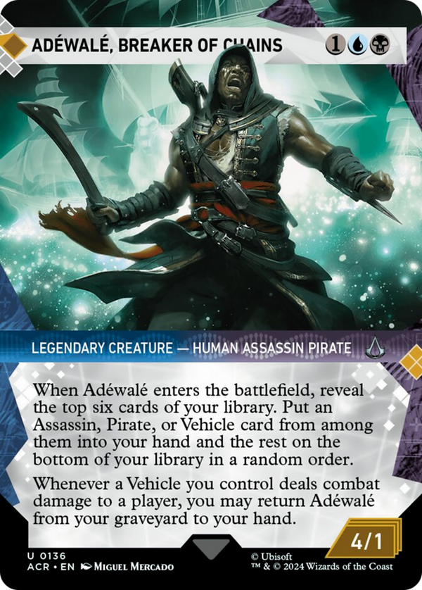 Adewale, Breaker of Chains (Showcase) [Assassin's Creed] - Magic: The Gathering