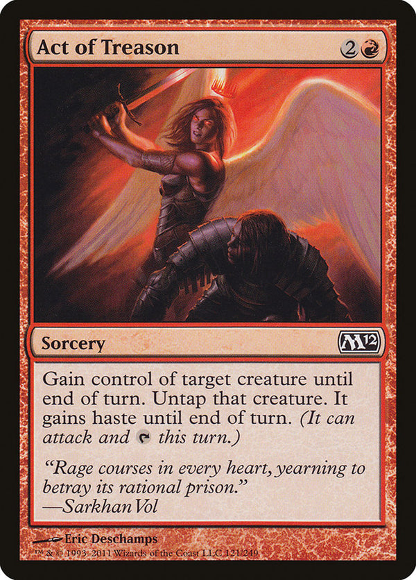 Act of Treason [Magic 2012] - Magic: The Gathering