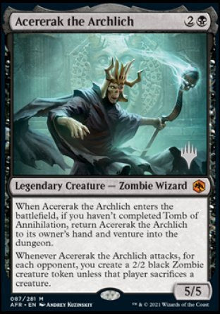 Acererak the Archlich (Promo Pack) [Dungeons & Dragons: Adventures in the Forgotten Realms Promos] - Magic: The Gathering
