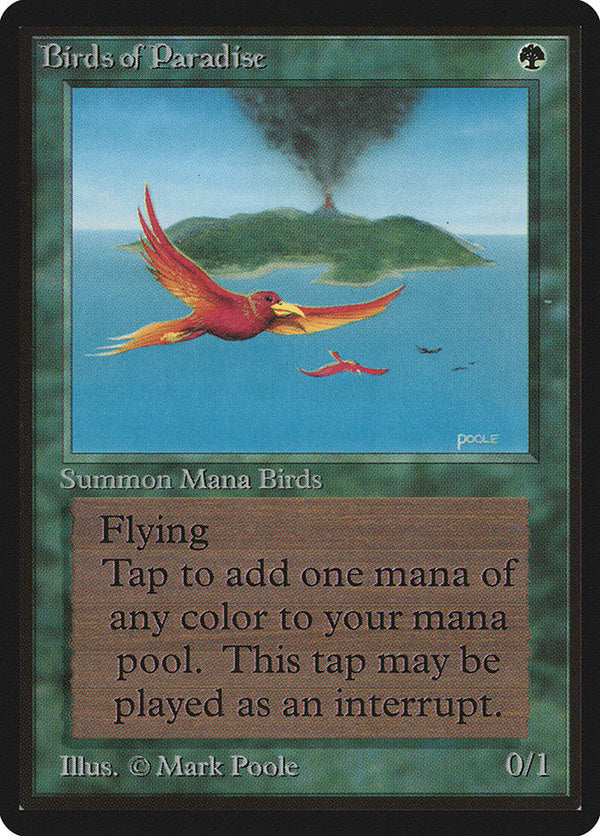 Birds of Paradise [Beta Edition] - Magic: The Gathering