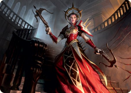 Bloodthirsty Adversary Art Card [Innistrad: Midnight Hunt Art Series] - Magic: The Gathering