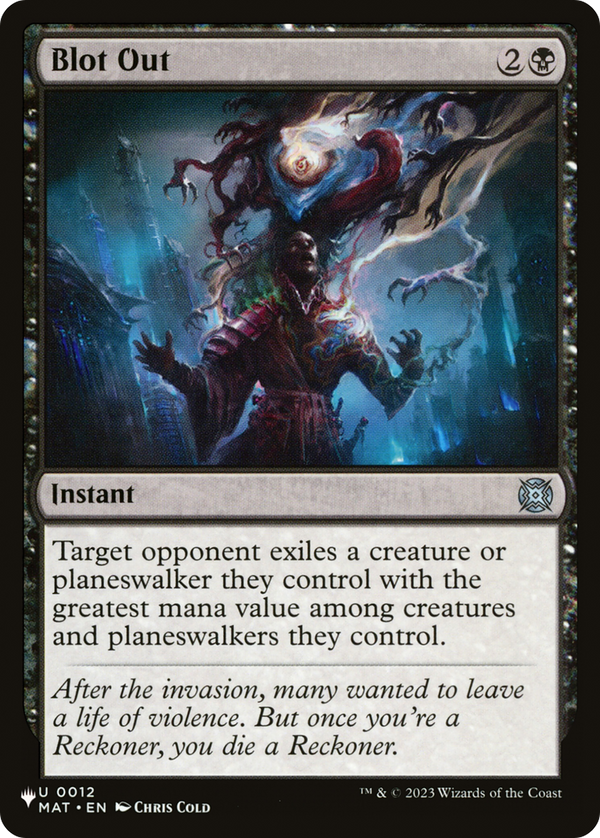 Blot Out [The List] - Magic: The Gathering