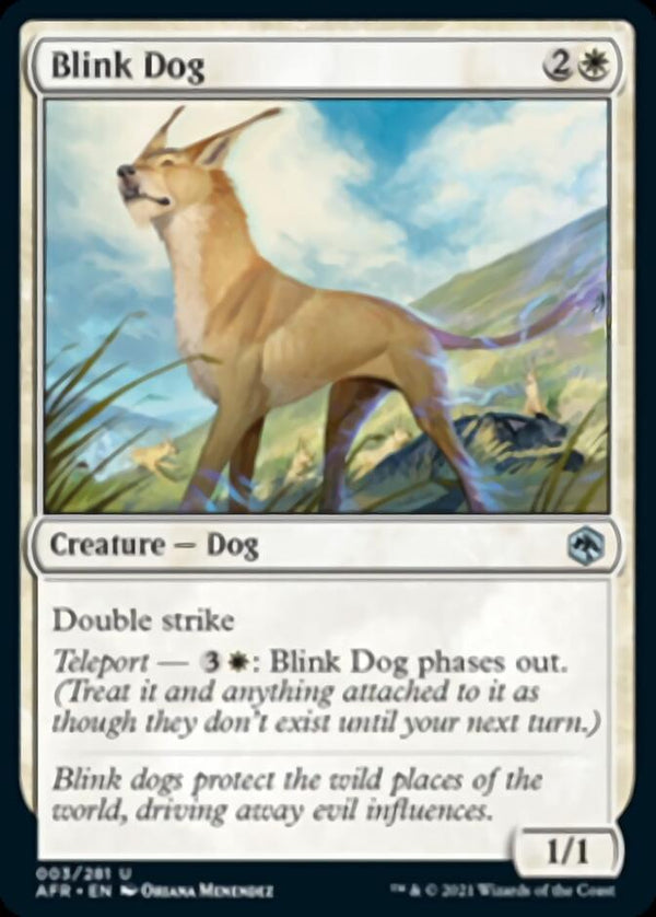 Blink Dog [Dungeons & Dragons: Adventures in the Forgotten Realms] - Magic: The Gathering