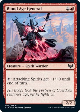 Blood Age General [Strixhaven: School of Mages] - Magic: The Gathering