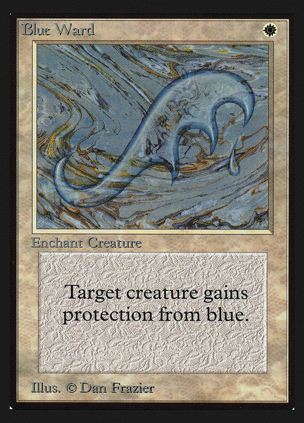 Blue Ward [International Collectors' Edition] - Magic: The Gathering