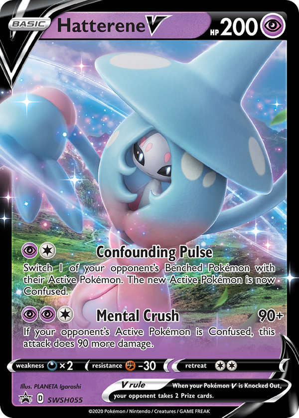 Hatterene V (SWSH055) [Sword & Shield: Black Star Promos] - Pokémon