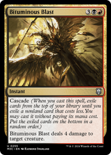 Bituminous Blast (Ripple Foil) [Modern Horizons 3 Commander] - Magic: The Gathering