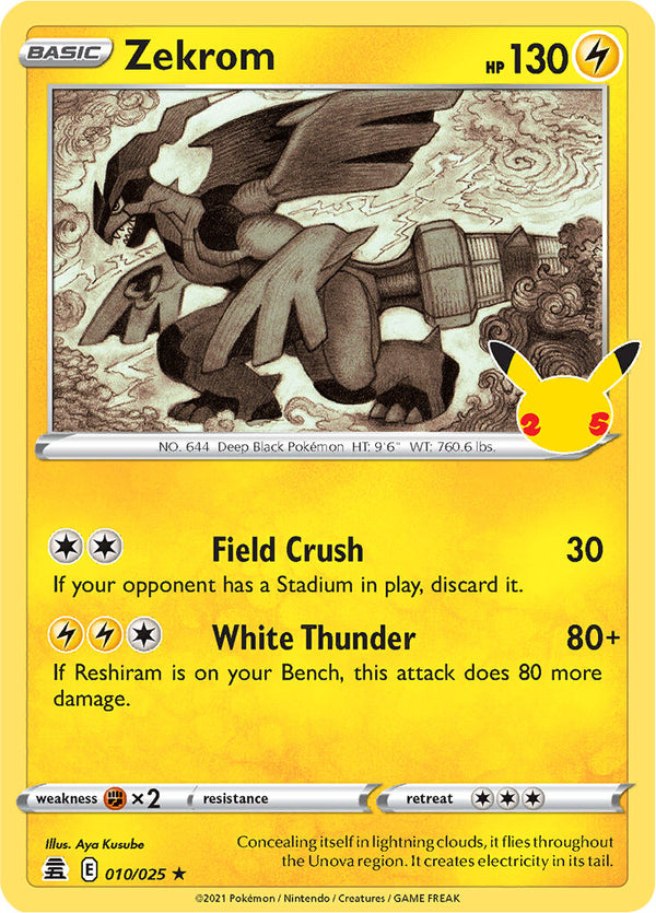Zekrom (010/025) [Celebrations: 25th Anniversary] - Pokémon