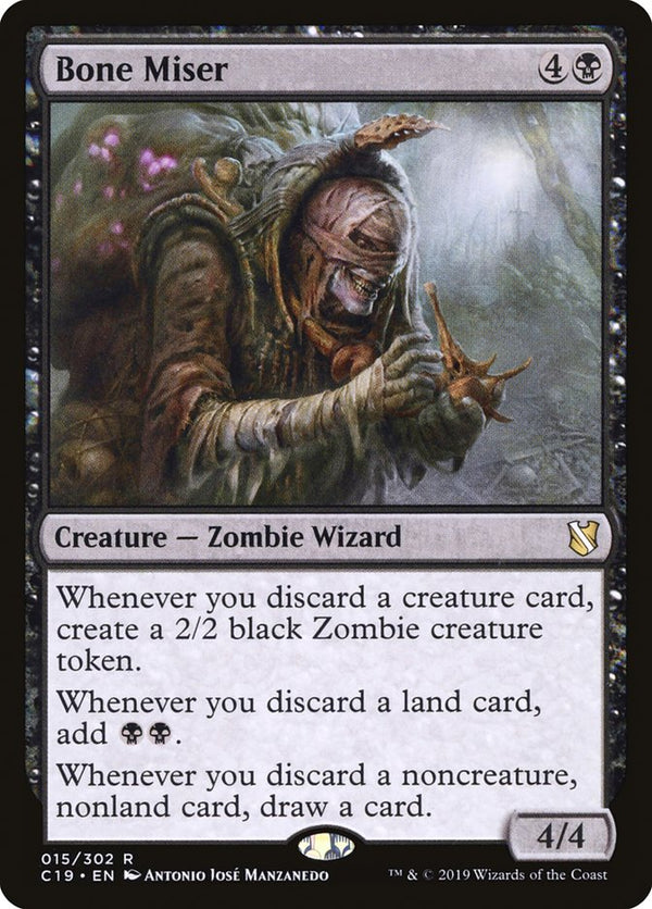 Bone Miser [Commander 2019] - Magic: The Gathering