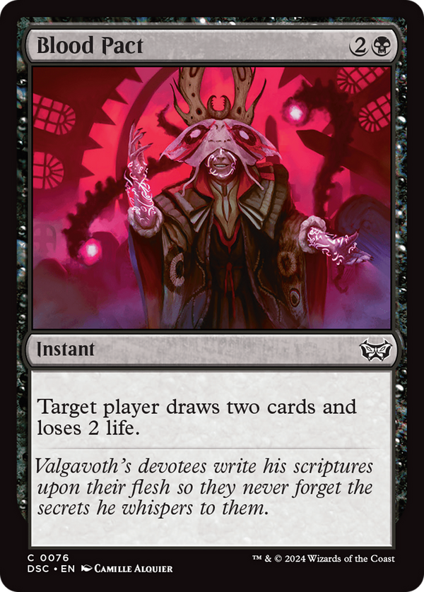 Blood Pact [Duskmourn: House of Horror Commander] - Magic: The Gathering