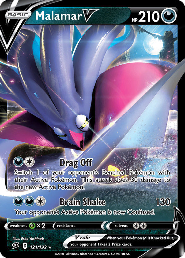 Malamar V (121/192) [Sword & Shield: Rebel Clash] - Pokémon