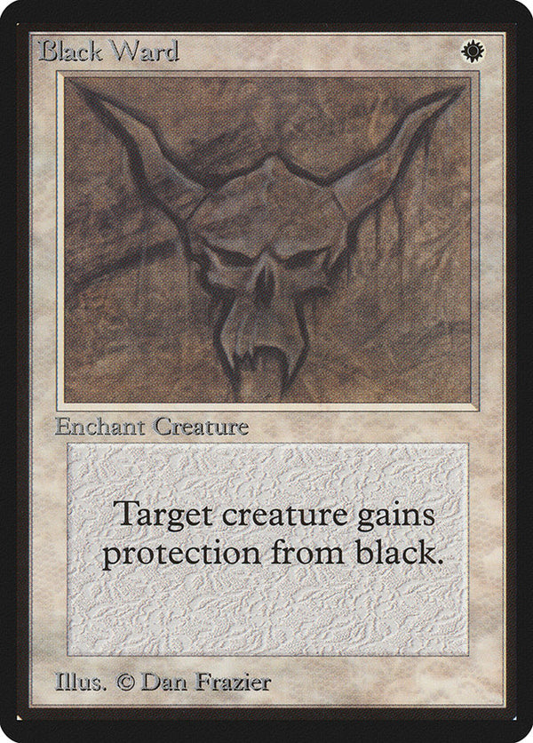 Black Ward [Beta Edition] - Magic: The Gathering