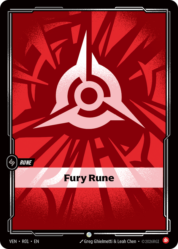 Fury Rune (OPP 007b/298) - Riftbound: League of Legends TCG