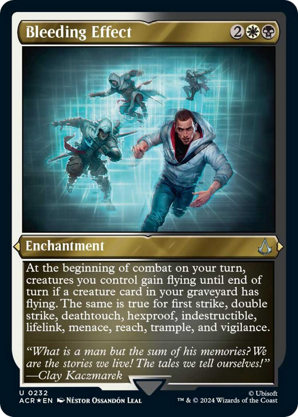 Bleeding Effect (Foil Etched) [Assassin's Creed] - Magic: The Gathering