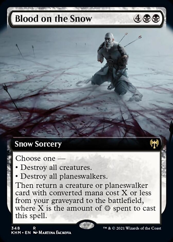 Blood on the Snow (Extended Art) [Kaldheim] - Magic: The Gathering