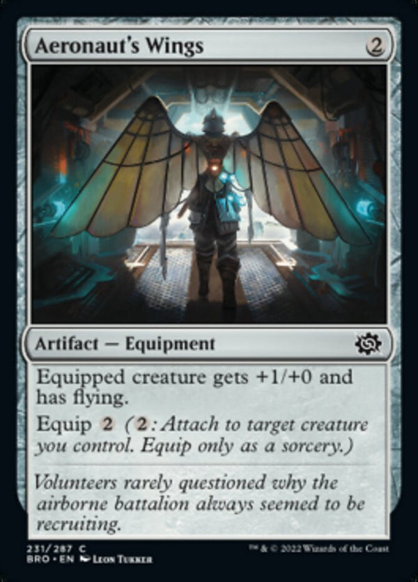 Aeronaut's Wings [The Brothers' War] - Magic: The Gathering