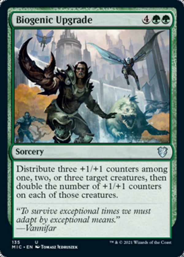 Biogenic Upgrade [Innistrad: Midnight Hunt Commander] - Magic: The Gathering