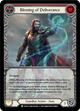 Blessing of Deliverance (Red) [LGS023] (Promo)  Rainbow Foil - Flesh And Blood