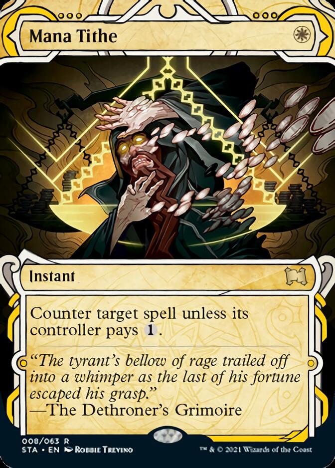 Mana Tithe (Foil Etched) [Strixhaven: Mystical Archive]