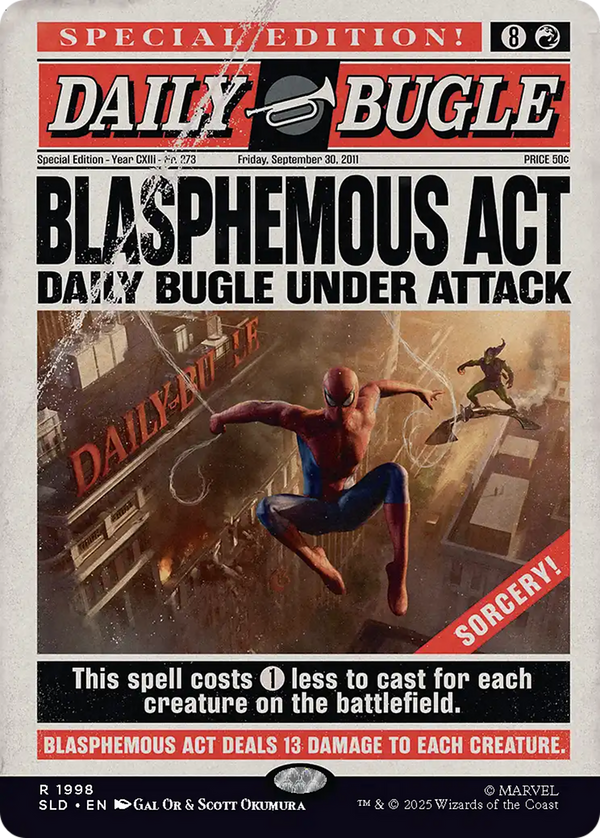 Blasphemous Act (1998) [Secret Lair Drop Series] - Magic: The Gathering