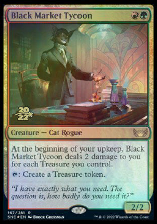 Black Market Tycoon [Streets of New Capenna Prerelease Promos] - Magic: The Gathering