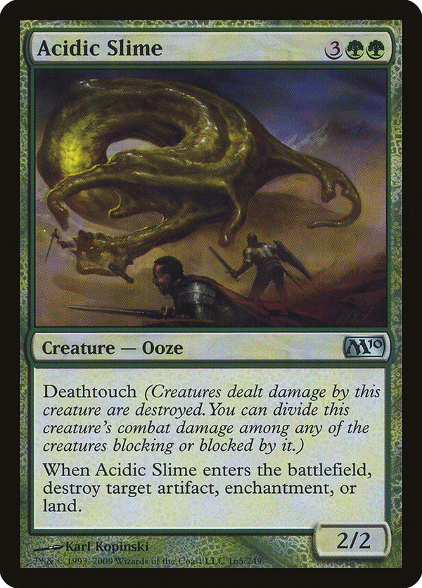 Acidic Slime [Magic 2010] - Magic: The Gathering