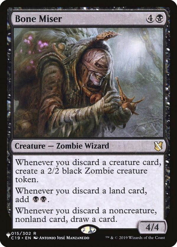 Bone Miser [The List] - Magic: The Gathering