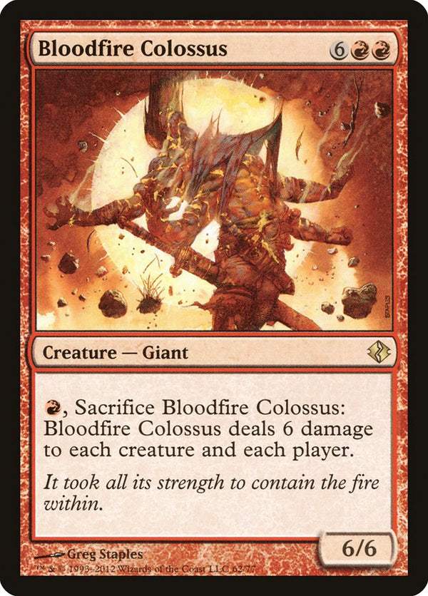 Bloodfire Colossus [Duel Decks: Venser vs. Koth] - Magic: The Gathering