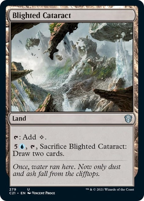 Blighted Cataract [Commander 2021] - Magic: The Gathering