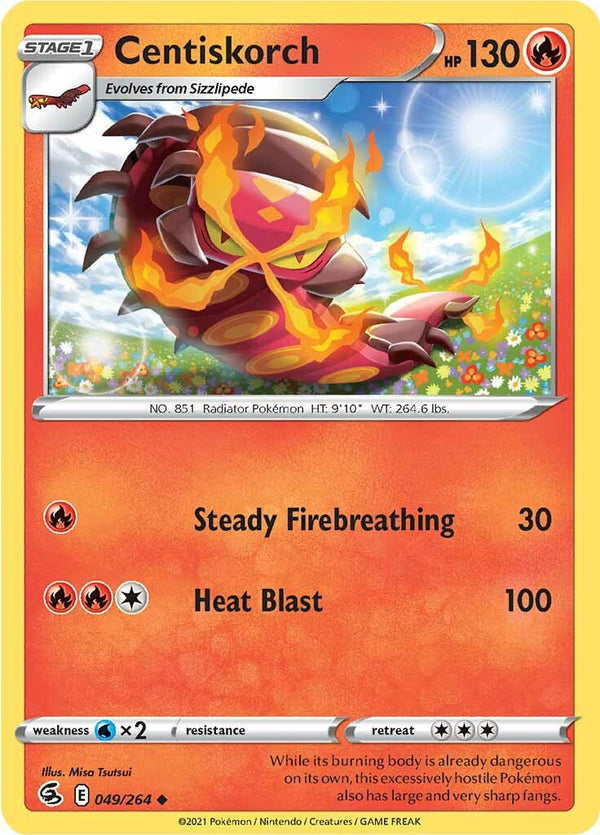 Centiskorch (049/264) [Sword & Shield: Fusion Strike] - Pokémon