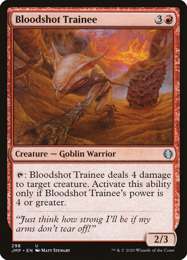 Bloodshot Trainee [Jumpstart] - Magic: The Gathering