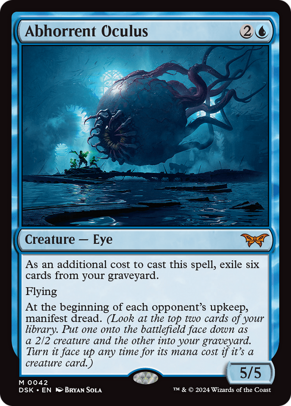 Abhorrent Oculus [Duskmourn: House of Horror] - Magic: The Gathering