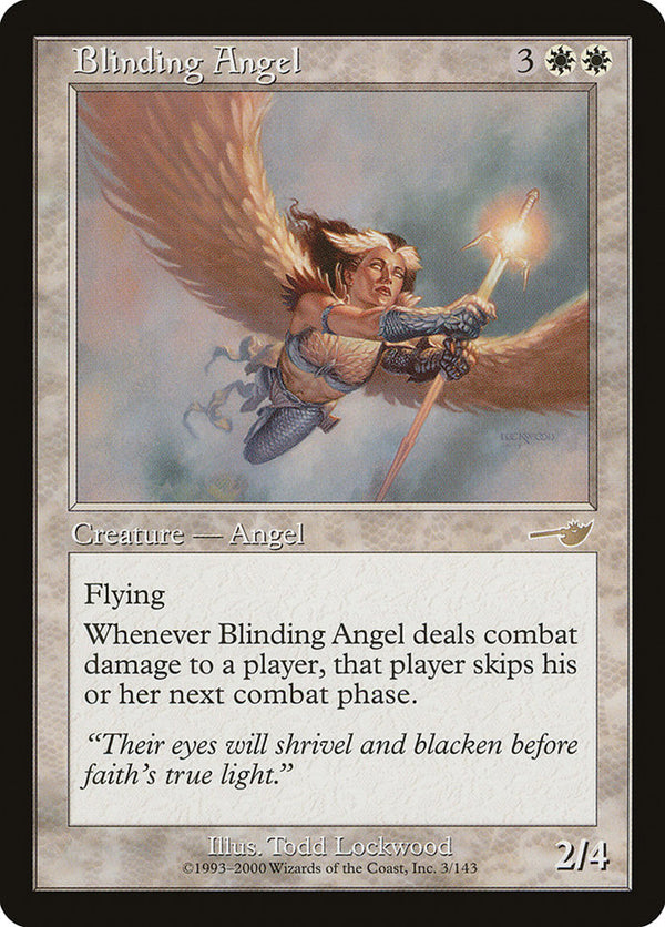 Blinding Angel [Nemesis] - Magic: The Gathering