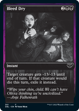 Bleed Dry [Innistrad: Double Feature] - Magic: The Gathering