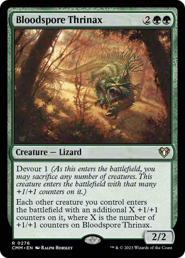 Bloodspore Thrinax [Commander Masters] - Magic: The Gathering