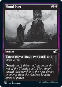 Blood Pact [Innistrad: Double Feature] - Magic: The Gathering
